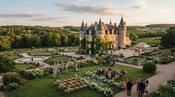 Top 5 châteaux à sélectionner pour votre mariage de rêve
